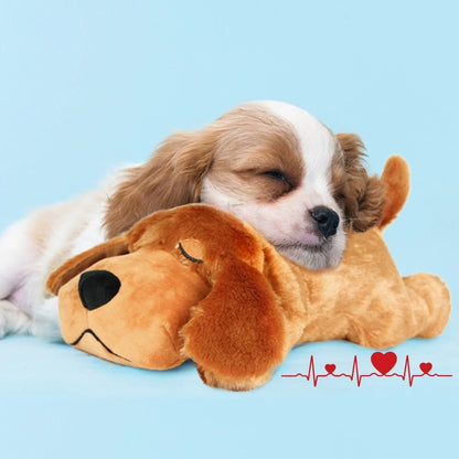 Peluche Serenoche con Latido — Calma la Ansiedad Nocturna de tu Perro Adoptado
