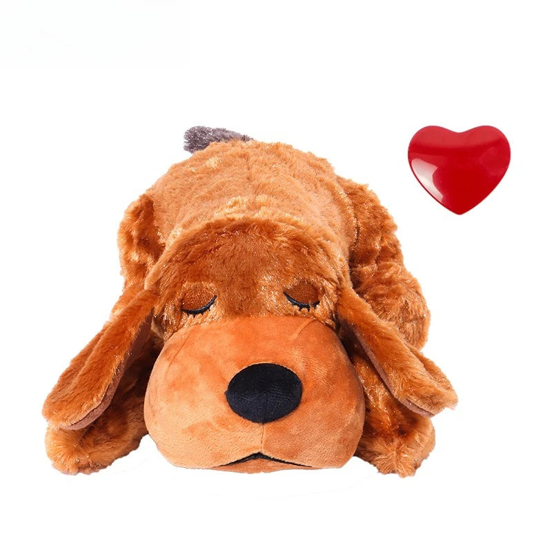 Peluche Serenoche con Latido — Calma la Ansiedad Nocturna de tu Perro Adoptado