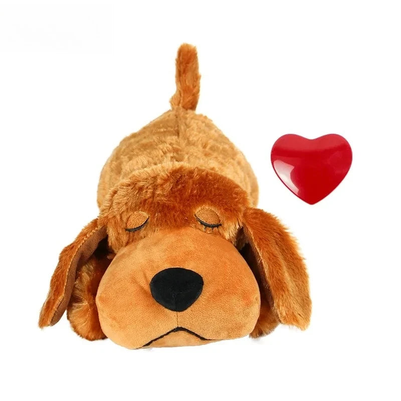 Peluche Serenoche con Latido — Calma la Ansiedad Nocturna de tu Perro Adoptado